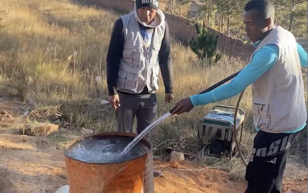 L’eau coule à Amberomanga