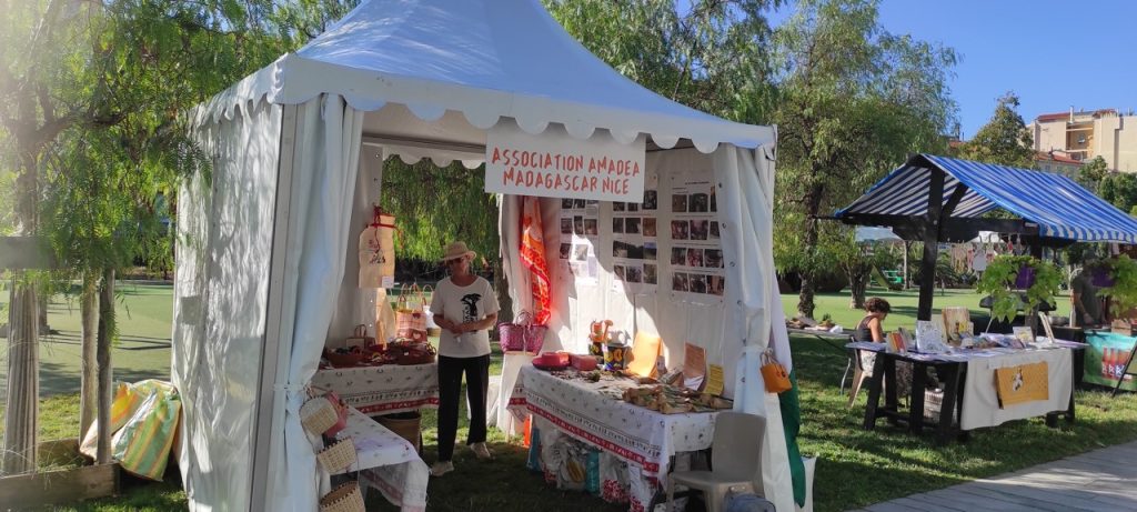 Stand Amadea à la 3e fête de l'agriculture urbaine, à Nice