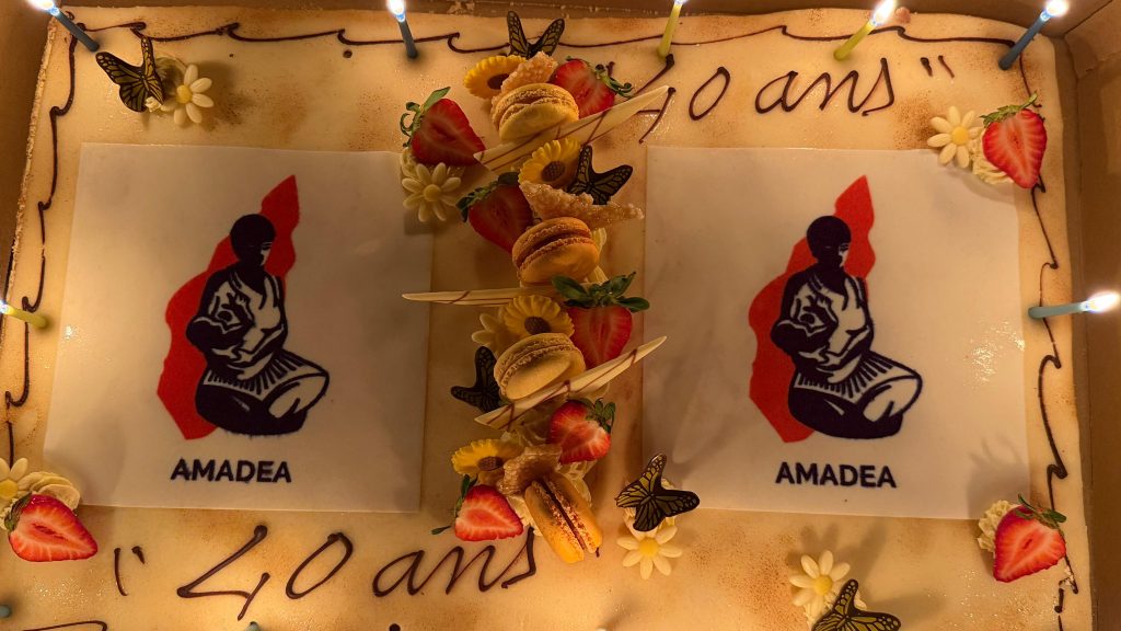 Gâteau d’anniversaire - 40 ans AMADEA