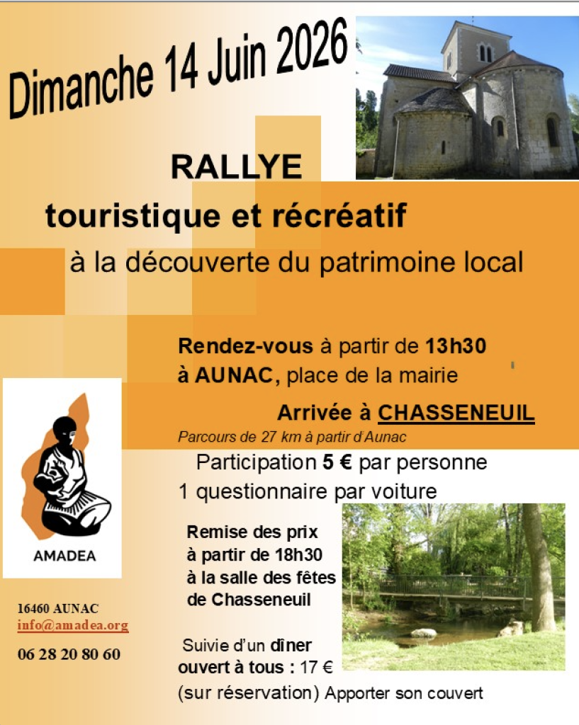 CCOA - Affiche rallye ludique et touristique