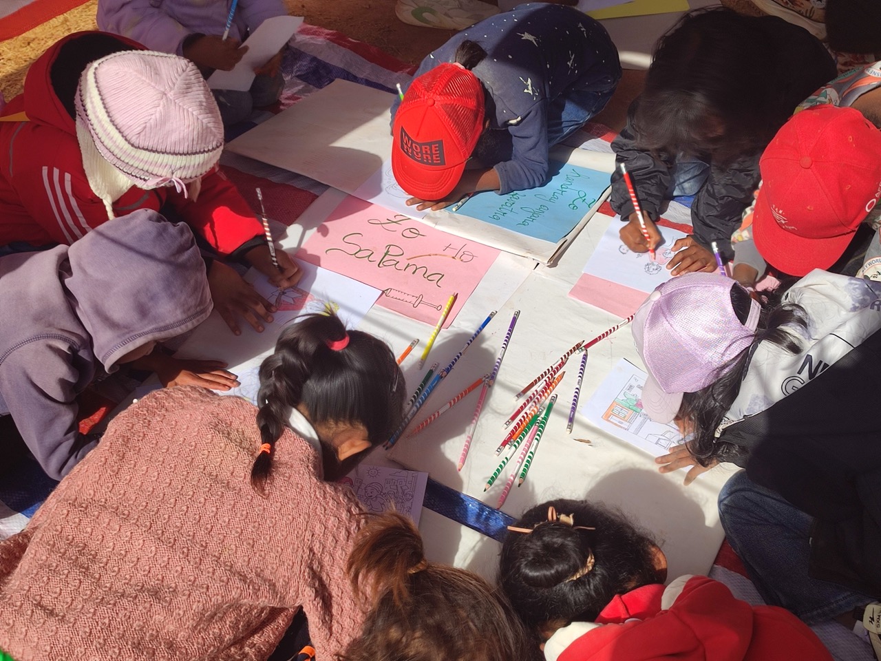 Jeux divers et animations pour la journée de l'enfance