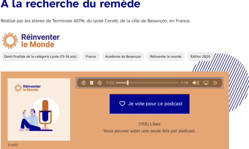 Podcast AFD « A la recherche du médicament