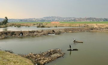 étendue d’eau à Madagascar